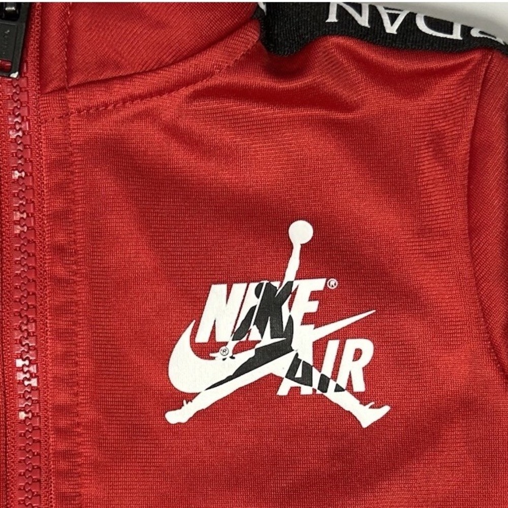 Air Jordan Toddler Full Zipper Jacket 18 Months Black Mock Neck Spellout Pockets